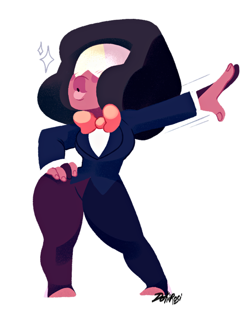 weirdlyprecious:  Chibi Garnet! so not over that episode yet these are some chibis I drew earlier this week right after restaurant wars, which my new icons are based on! I just love how Garnet can’t stand still, not say a word and yet be the best part