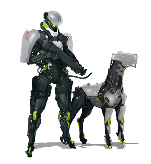 The cool futuristic sci-fi mech designs of Shinku Kim - https://www.this-is-cool.co.uk/the-futuristi