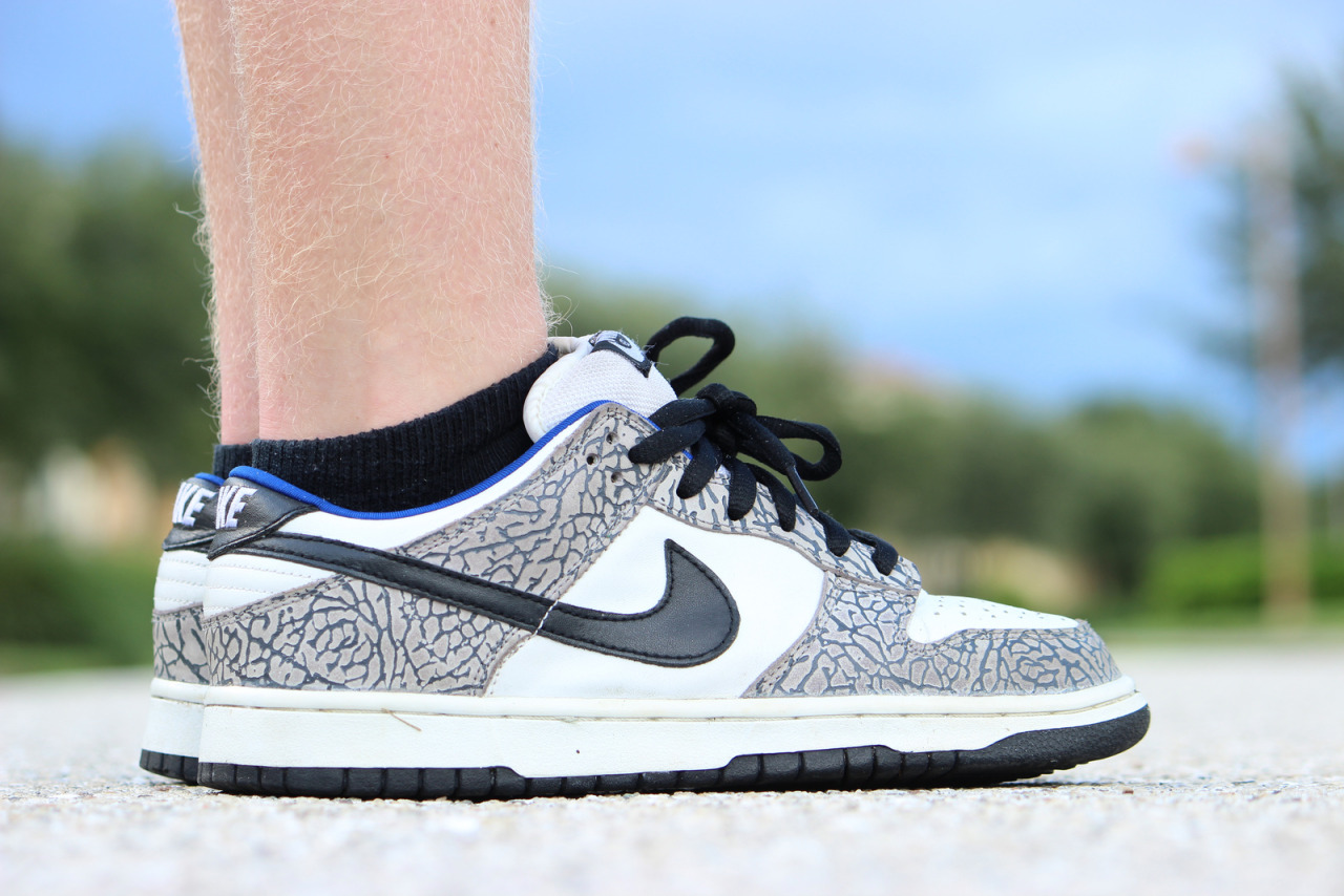 Supreme x Nike Dunk Low SB White/Cement (by – Sweetsoles 