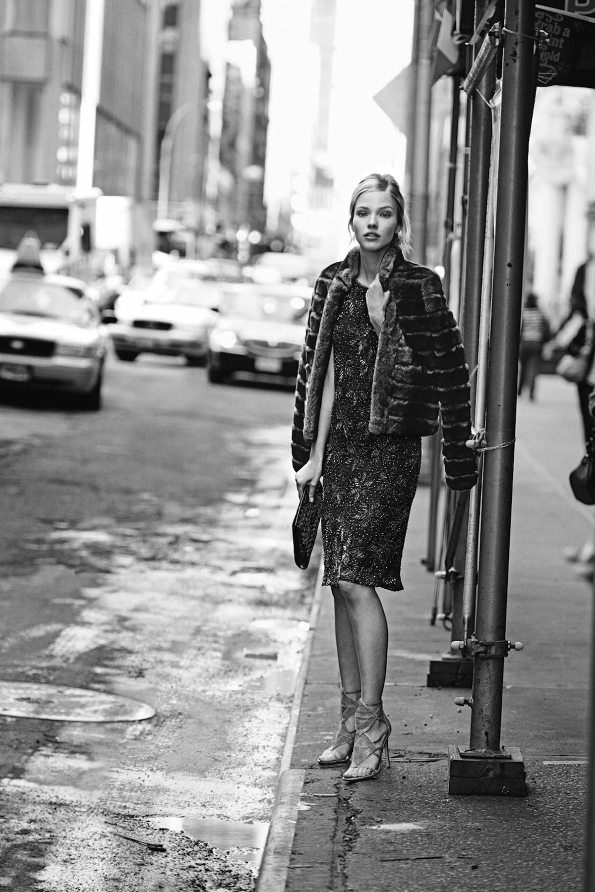 senyahearts:  Sasha Luss in “Gray Scale” for Neiman Marcus, September 2014 Photographed