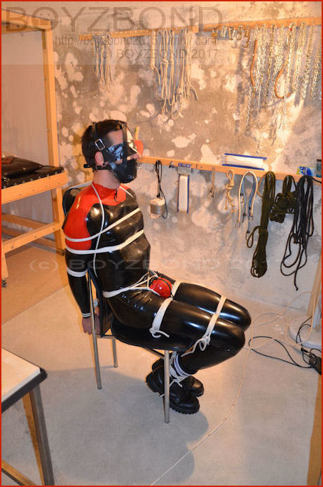 boyzbond2015: In the bondage cell, after adult photos