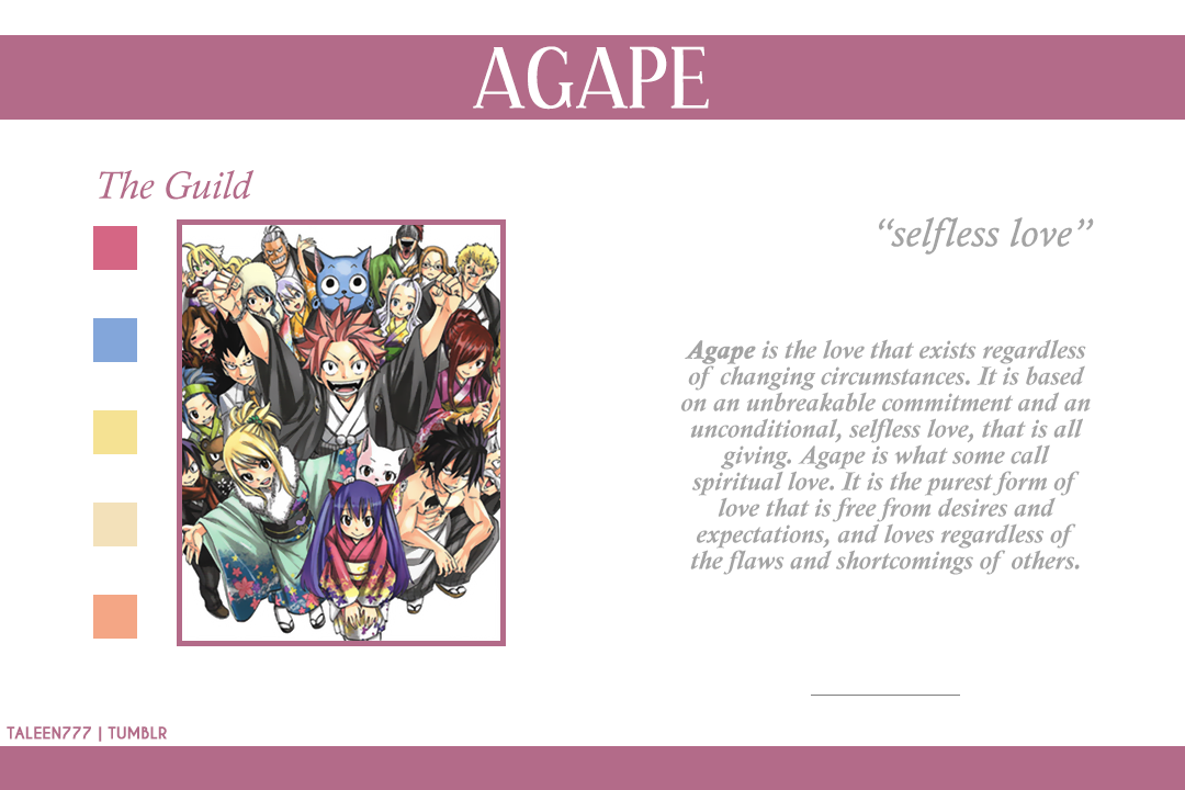 taleen777:  Fairy Tail + Types of Love Invaluable source of information: click 