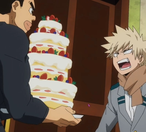 ⭑˚. ⇢ You Make A Gift For Katsuki's 18th Birthday.
