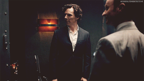 aconsultingdetective: Gratuitous Sherlock GIFsWelcome back, Mr Holmes.