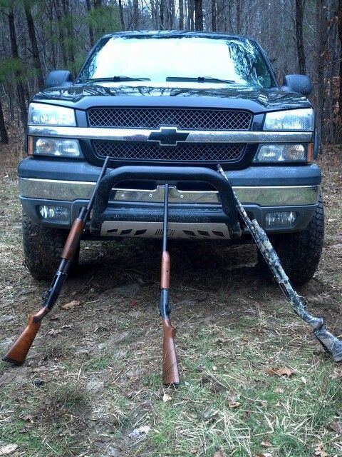 spartin316:  fuckyeahsexytrucks:  A truck &amp; some guns…what more could you