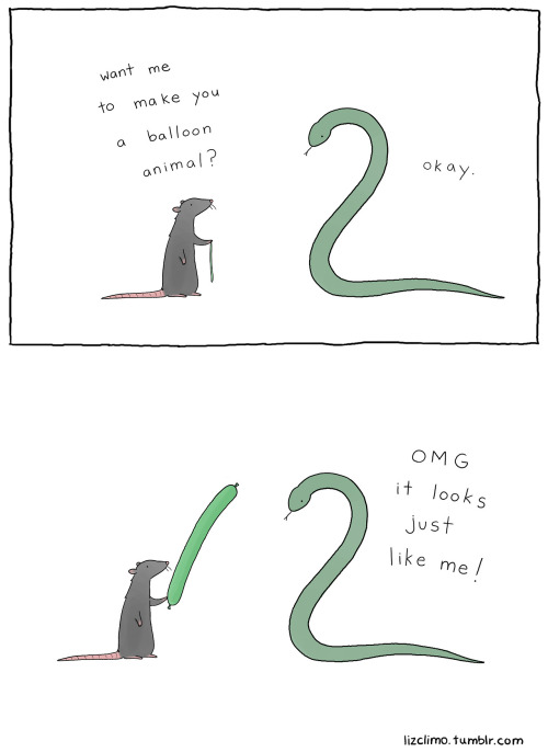 brownfatfemme:  mylifeaskriz:  ruineshumaines:  Liz Climo on Tumblr.  this really cheered me up  made me smile and i hope its makes some of you smile too :)