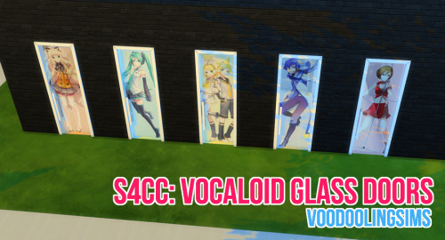 S4CC: VOCALOID GLASS DOORSComes in 5 versions: SeeU, Miku, Rin&amp;Len, Kaito, and Meiko.DOWNLOA