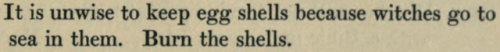 yesterdaysprint:Kentucky Superstitions, 1920