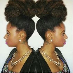 naturalhairqueens:  That kinky textured puff