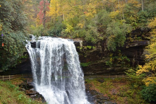 Dry Falls, also on the Cullasaja River Gorge byway in NC. Just a short walk from the parking lot and