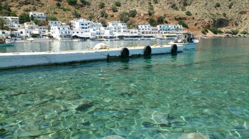 Loutro, Crete.  Only accessible by boat or adult photos