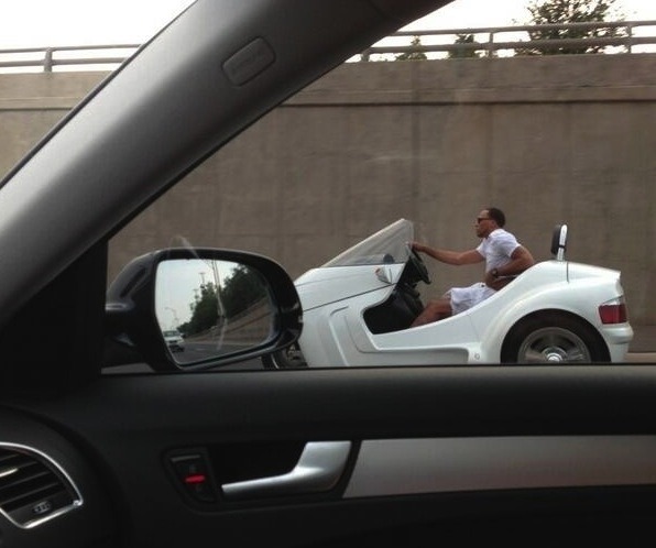 buzzfeedsports:  Shawn Marion drives a weird tiny car [via]