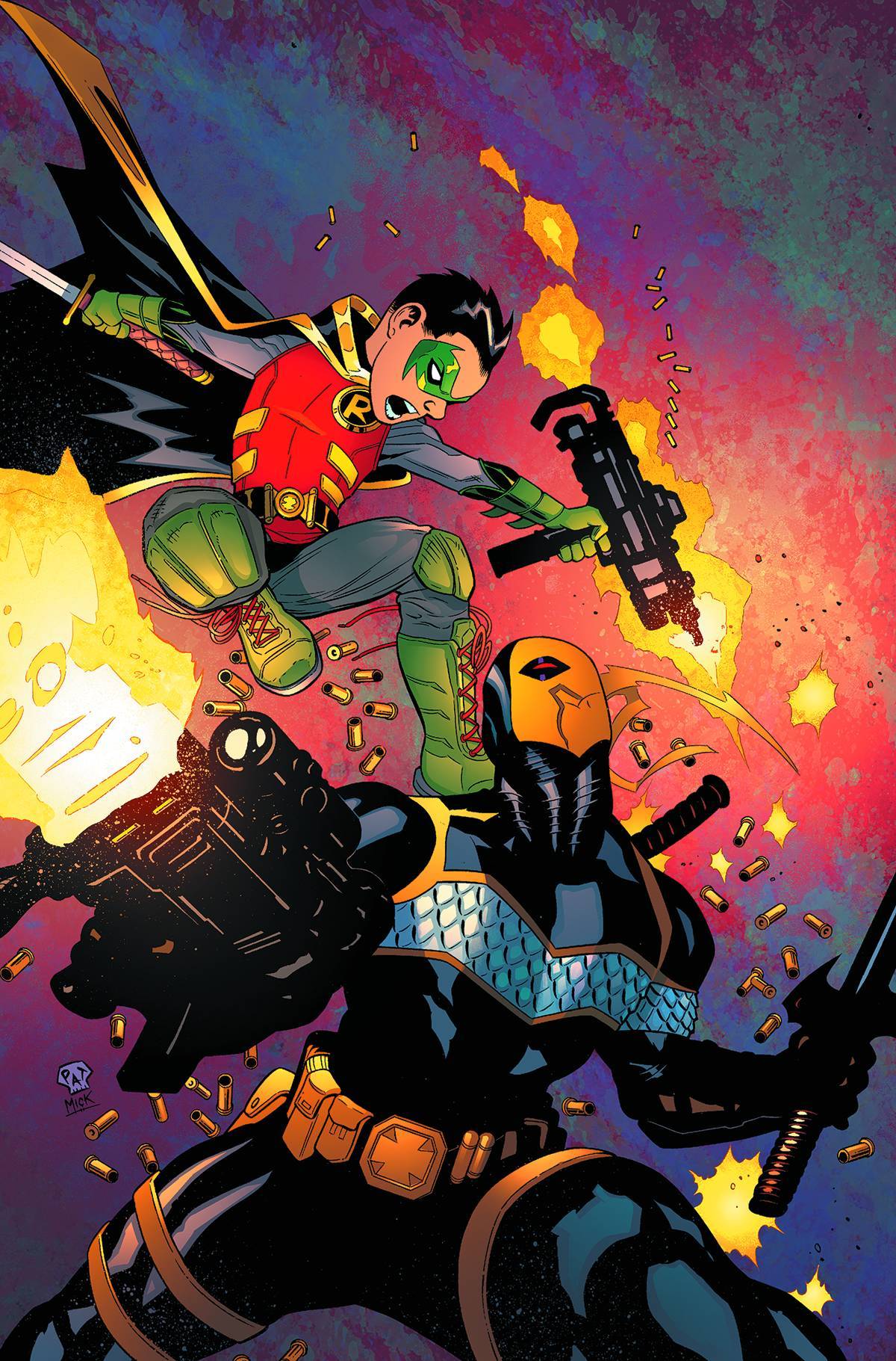 The heir to the League of Assassins faces one of the most dangerous men alive as Damian Wayne goes toe-to-toe with Slade Wilson! Look for your copy of Robin: Son of Batman #4, out this Wednesday at Curious Comics!