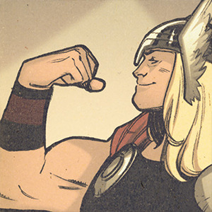 nowolveshere:He was pretty cute in this book, wasn’t he. For thorweek 2015.(Thor Season One HC artis