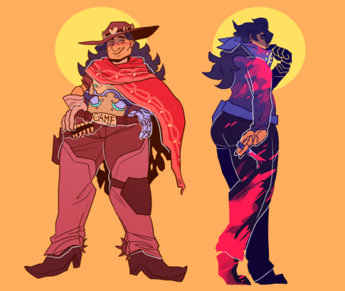 brbaltering: 18) them dressed as a different/canon hero! and hey Why Not Both  first is mccree bc ph