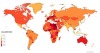 Percentage of land covered by a country in the quadrilateral made by its extreme latitudes and longitudes.
[[MORE]] kei-kurono2:
Different colour...