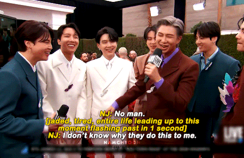 Every Bts Interview Has To Have: Randomly Doing Things In The Bg Jungkook, Dancing Hobi, Slytherin Jimin,