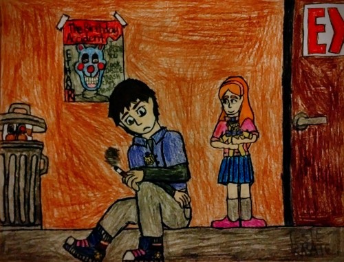 Another scene made for the second half part of my FNAF au project