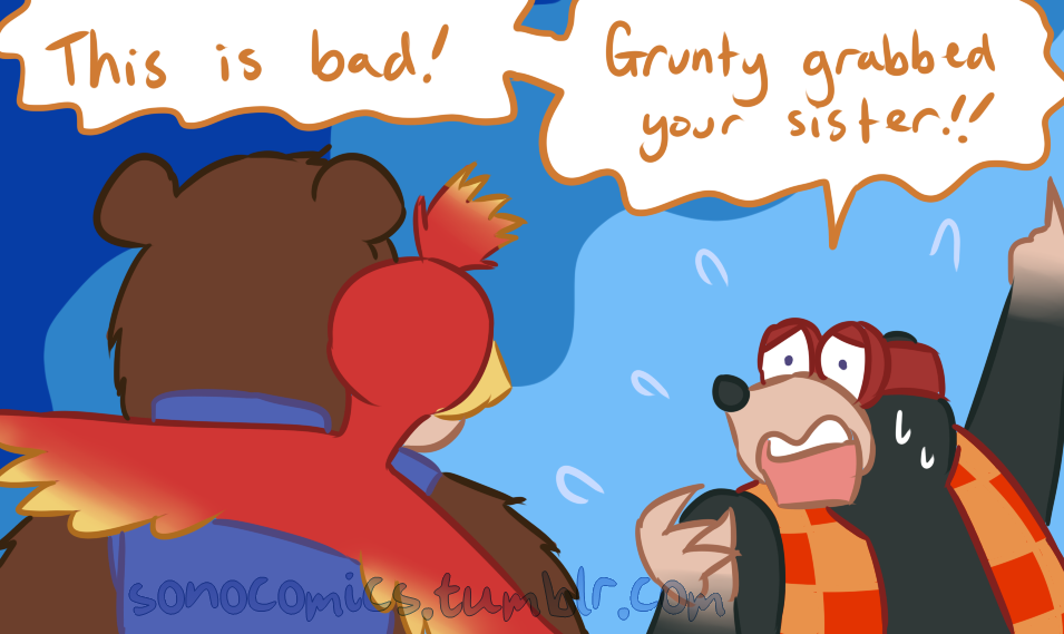 sonocomics:  Yet another fantastic point brought up in @pudgemouthjin’s Banjo Kazooie