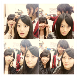 dkosim:  (G+) Jonishi Kei 09-12-13 23:27 (GMT+9)  4コマ♡ 4 frames♡ つんみーに悪さする愛梨ちゃん Airi-chan is doing a bad thing to Tsunmii けいっち怒る 愛梨の髪の毛をひっぱる Keicchi is angry, she pulls Airi’s hair