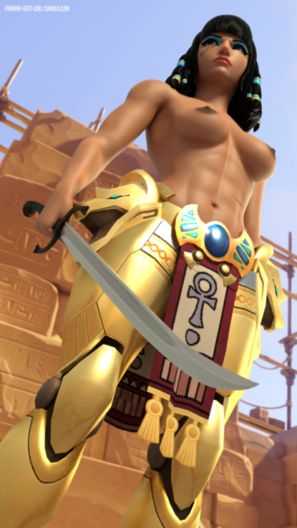 Warrior Queen!Finally got my hands on that Asp skin. Models used: Pharah by me, sword by MoogleOutfitters