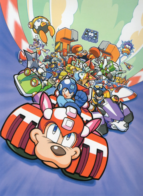 kart-mania:Mega Man Battle & Chase (1997)