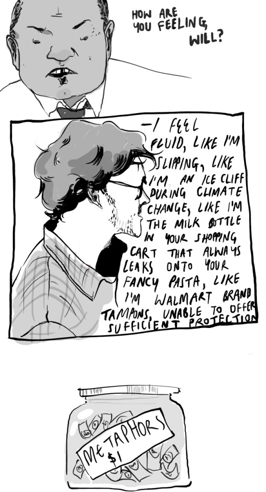 We Were All Sad To See Will Graham Go. His Metaphors Were Paying For The Pinball Machine In The Crime