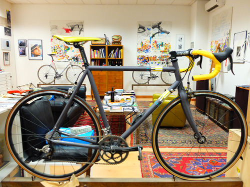 bikesandgirlsandmacsandstuff: (via The Brooks England Blog » Blog Archive » A Visit to the Pegoretti