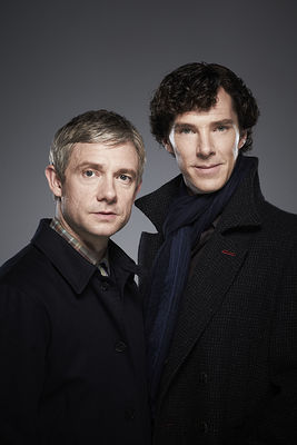 laurasykes97:  lovemarianice:  wearitcounts:  estherlune:  Idk, tons of pics and the only one where Sherlock is smiling is this one   its bc his hand is on john’s bum  and here  claudirose  Omg.