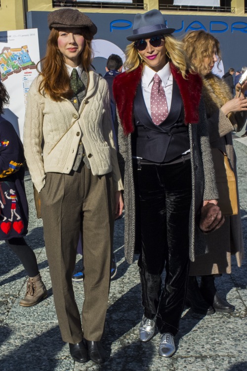 sowhatelseisnew:In case you thought Pitti Uomo is all about menswear, here are some well dressed wom