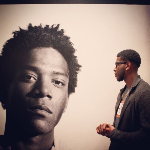 iamnotjody:  Celebrating Blackout day at the Basquiat exhibit.. HAPPY BLACKOUT DAY PEOPLE!! 🙇🏾🙇🏾