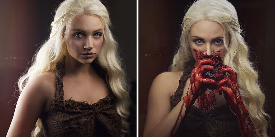sixpenceee:  Mykie is a self-taught LA based professional beauty and special effects