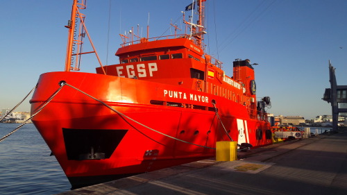 germanea:Salvage tug Punta Mayor in BCN. Germán Erostarbe 2016 I’ve seen this ship! I w