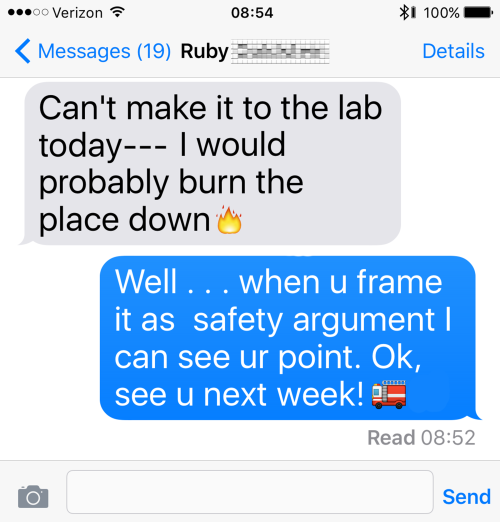 Ruby has maybe the best excuse ever for not coming in to work on Friday.See what else we’re do