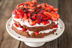 la-food:   Chocolate Strawberry Shortcake