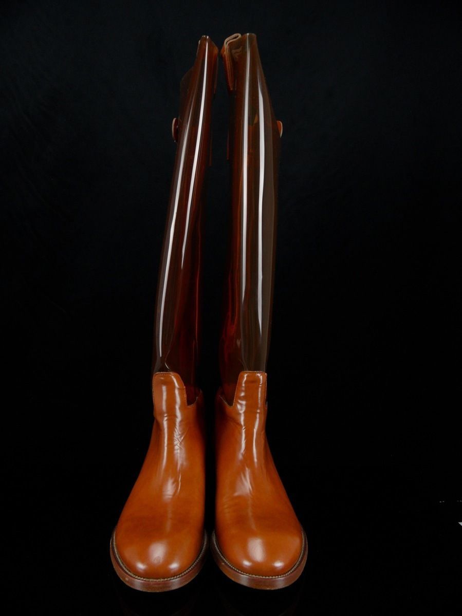 lordbape:  Acne Studios Parker Plastic Caramel Boots