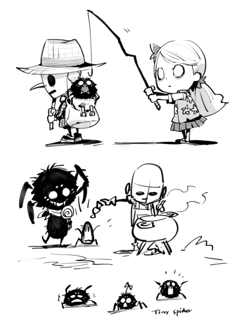 kawarayane:DoodleI want a peaceful little spider pet