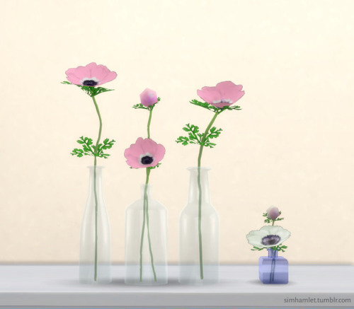 Anemone SetDropbox download:Anemone Glass Vase (836 LOD0)Anemone Bud Vase (594 LOD0)Anemon