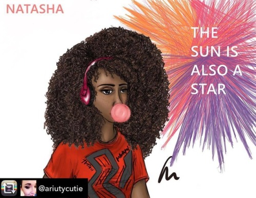 How gorgeous is this fanart of Natasha from #thesunisalsoastar? Thanks so much to @ariutycutie for d