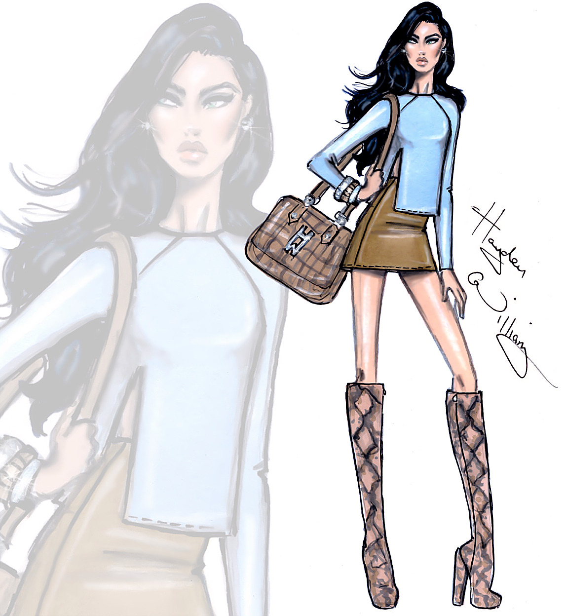 haydenwilliamsillustrations:  &lsquo;Second Skin&rsquo; by Hayden Williams