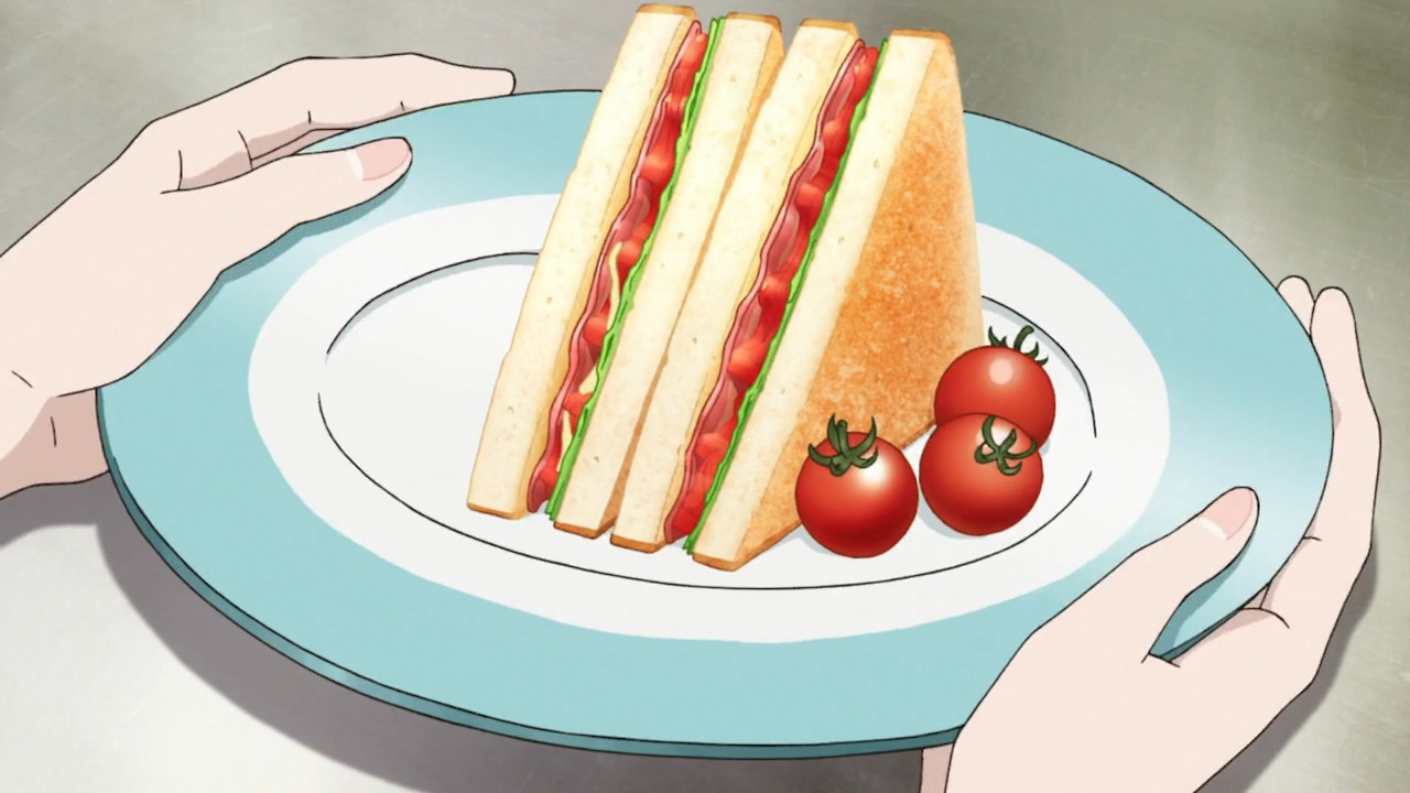 Sandwich cute anime humanized cartoon food Vector Image