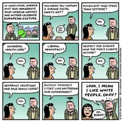 cartoonpolitics:  (cartoon by Jen Sorenson)