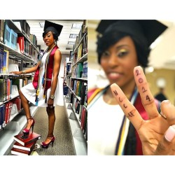 kickznkinks:  Probably my favorite #2014 memory!!! Graduating from #NCCU with hella honors for the books!!! Finished with a bang! 🙌🙌😍😍💁👍 Grad School in 2015! Let’s get it!