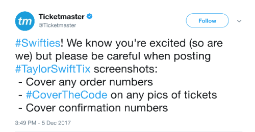 freedomsonmyface: ticketmaster via twitter (x)