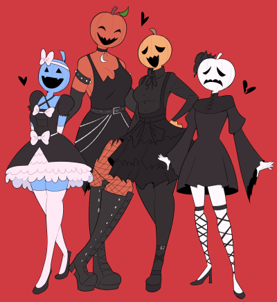 idolomantises:Happy Halloween! Have some Pumpkin Girls 🎃 ✨