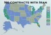 US state governments that divest from and deny contracts to companies that do business in Iran
BubbaMetzia:
“  Original Source from United Against Nuclear Iran with interactive map that has links to each piece of legislation by state.
Key:
Blue lines...