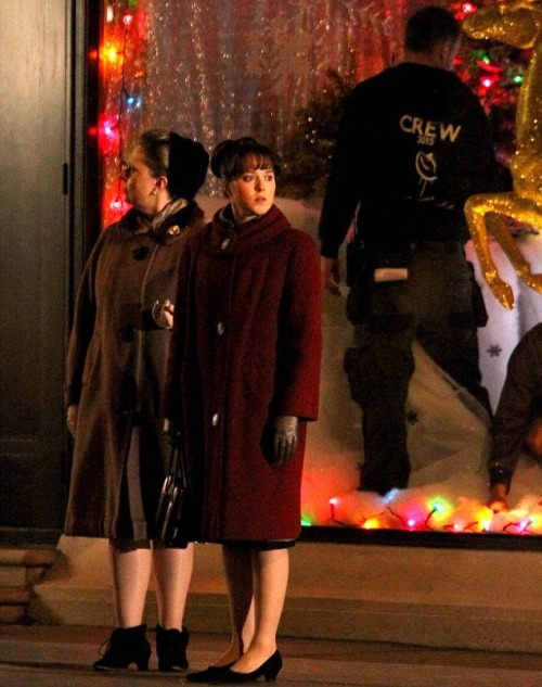 nursepatsymount:This is a picture from the filming of the 2015 Christmas Special! WE’VE NOW GO
