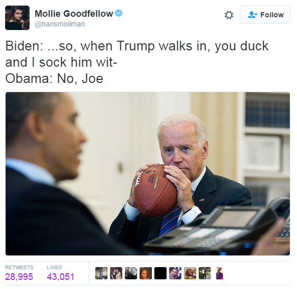 swagintherain:  It’s time to move on, Joe 😂😂😂 