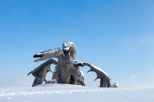  “Zmei Gorynich,’ Kudykina Gora, Kamenka, Lipetsk and Voronezh, Russia,Sculpture by Vladimir