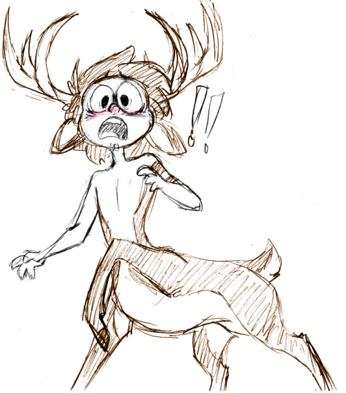 Deer bodies are actually a shit ton of fun to draw.